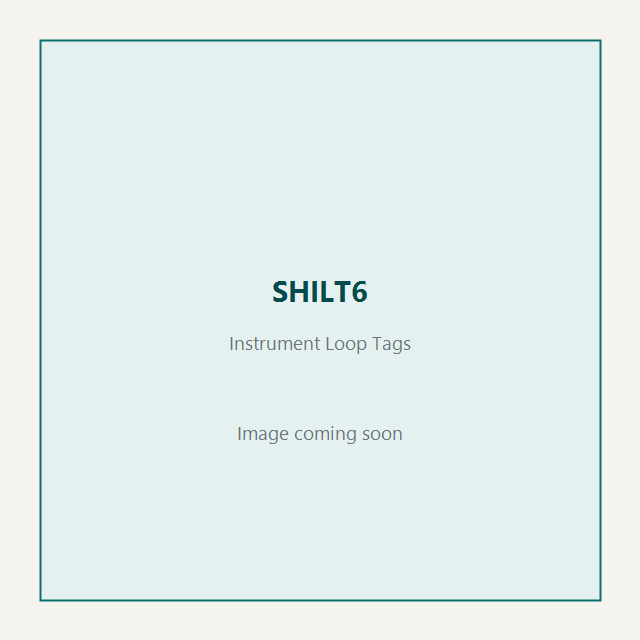 White Instrument Loop Tag