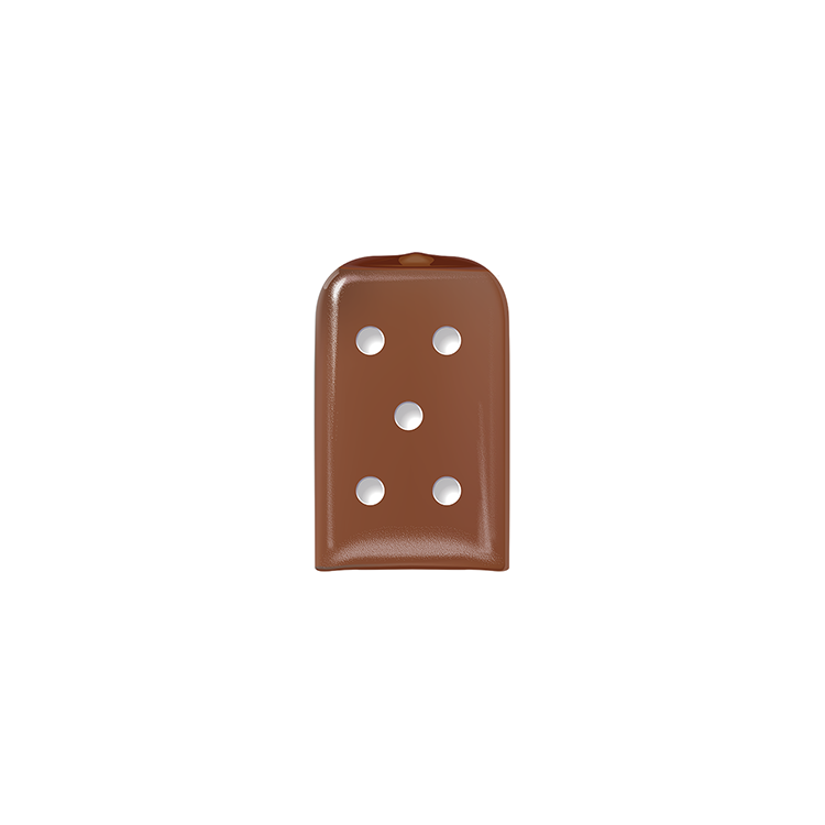 Tinted Brown Vented Guard (1" x .625")